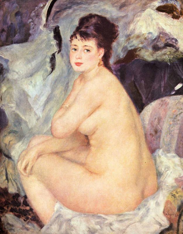 Pierre-Auguste Renoir Weiblicher Akt oil painting picture